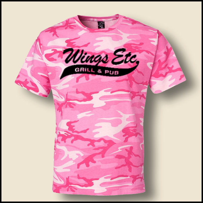 Pink Woodland Wings Etc. Camo T-Shirt